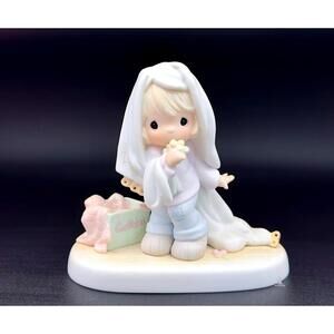 Precious Moments Rainy Day Girl With Umbrella Pastel Figurine